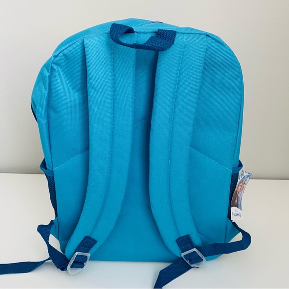 Frozen-2 Anna and Elsa Blue Sparkly School Backpack, NWT. - Picture 3 of 7